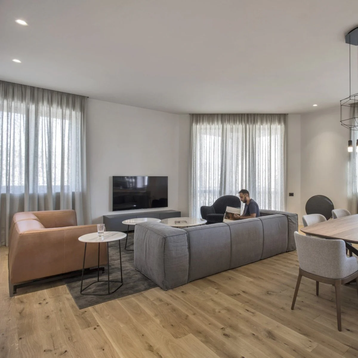 Fußboden Eiche Mezzo massiv, Large wohnfertig geölt - Image 4