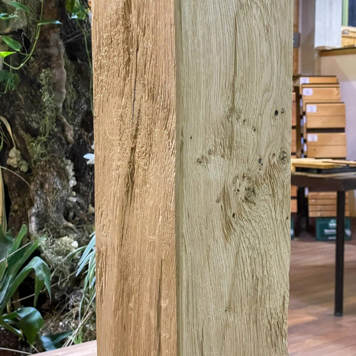 Schalenbalken Eiche gehackt - Image 3