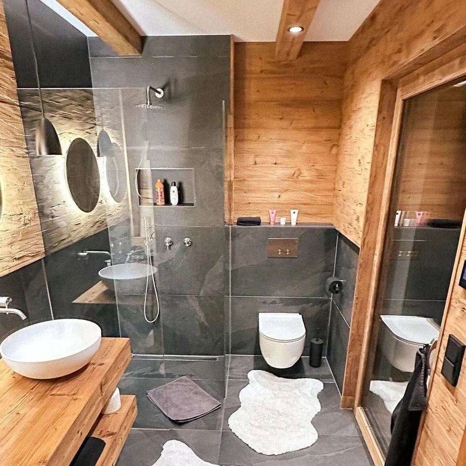 Wand - & Deckenverkleidung Thermofichte gehackt - Image 3