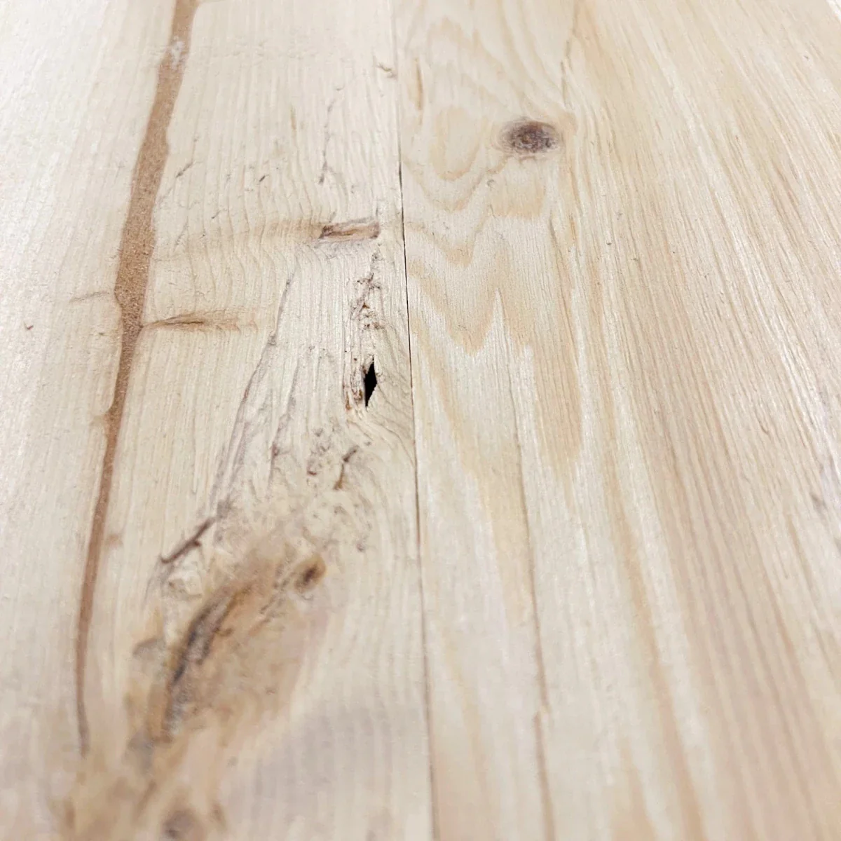 Reste Rampe - Zirbe gehackt 19 x 96mm (fallende Längen) - Image 4