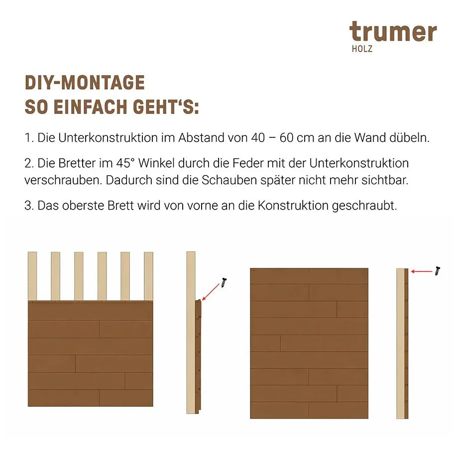 Wand - & Deckenverkleidung Zirbe gehackt - Image 7